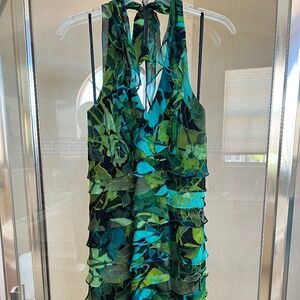 JONES NEW YORK Spring flowy Halter Dress Size 10  NWT